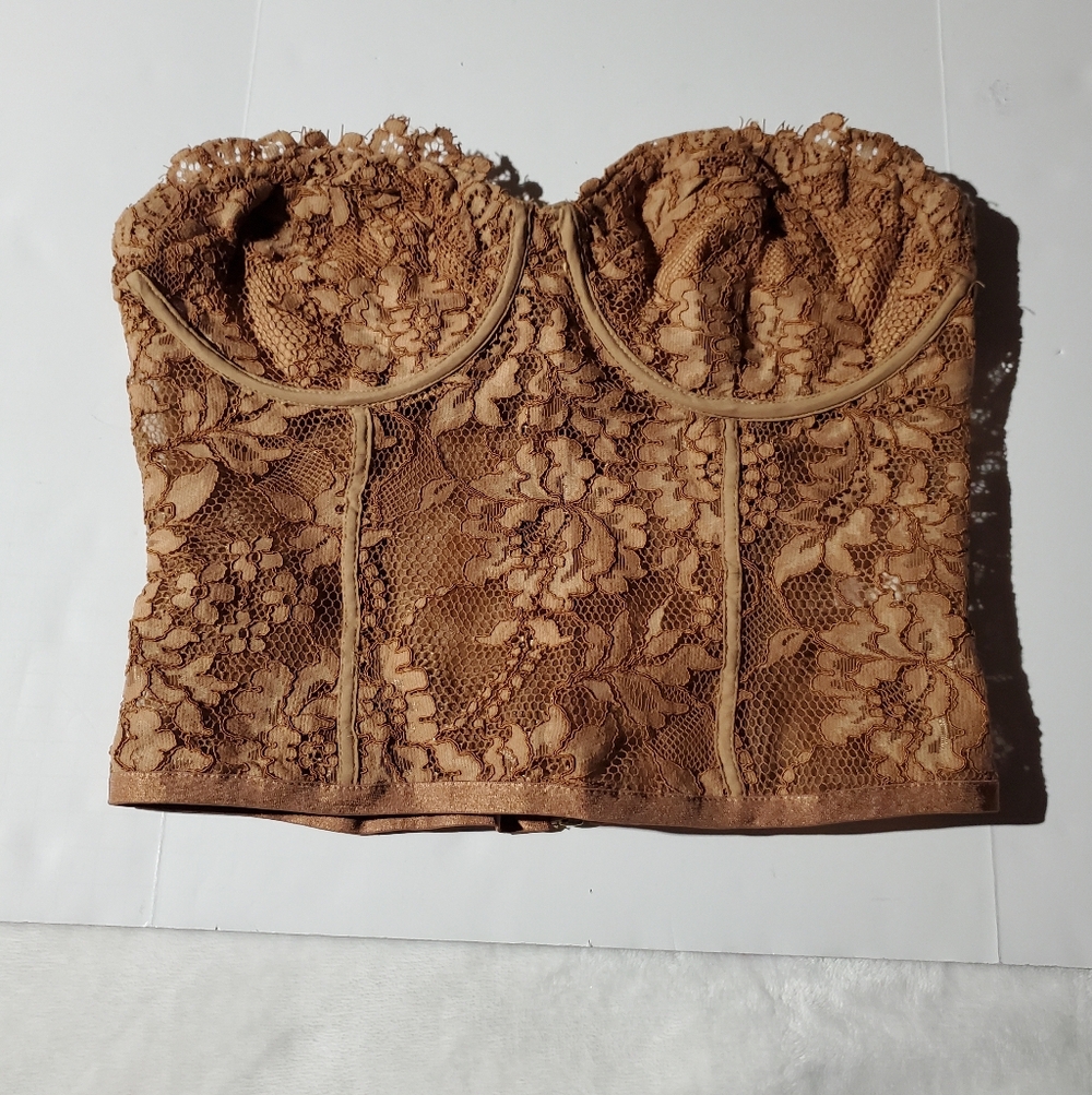 Express Strapless Lace Corset